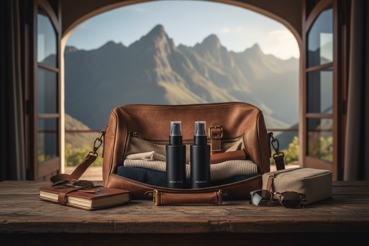 Delay and enhancer sprays in bad during holiday in the Drakensburg South Africa 